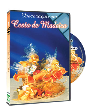 DVD DECORA��O DE CESTA DE MADEIRA 